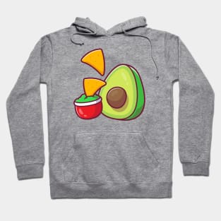 Nachos With Avocado Sauce Hoodie